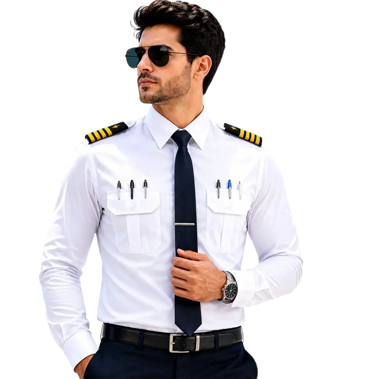 Half-Sleeve Officer Shirt